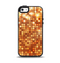 The Bright Orange Unfocused Circles Apple iPhone 5-5s Otterbox Symmetry Case Skin Set