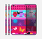 The Bright Pink Cartoon Owls with Flowers and Butterflies Skin for the Apple iPhone 6 Plus