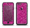The Bright Pink Glitter Apple iPhone 6 LifeProof Fre Case Skin Set
