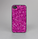 The Bright Pink Glitter Skin-Sert for the Apple iPhone 4-4s Skin-Sert Case