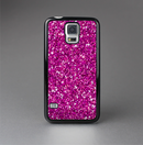 The Bright Pink Glitter Skin-Sert Case for the Samsung Galaxy S5