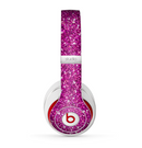 The Bright Pink Glitter Skin for the Beats by Dre Studio (2013+ Version) Headphones