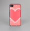 The Bright Pink Heart Lace V3 Skin-Sert for the Apple iPhone 4-4s Skin-Sert Case