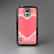 The Bright Pink Heart Lace V3 Skin-Sert Case for the Samsung Galaxy S5