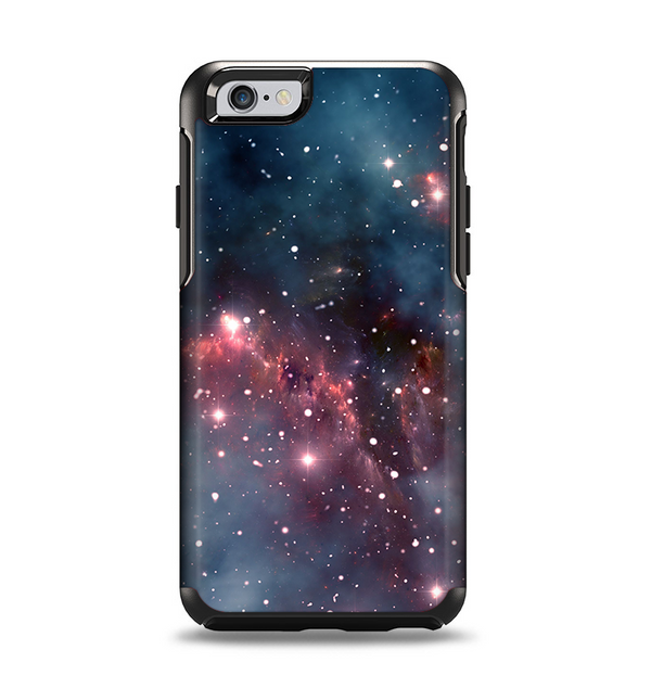 The Bright Pink Nebula Space Apple iPhone 6 Otterbox Symmetry Case Skin Set