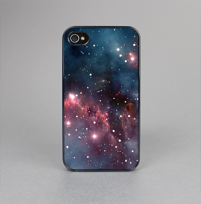 The Bright Pink Nebula Space Skin-Sert for the Apple iPhone 4-4s Skin-Sert Case