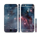 The Bright Pink Nebula Space Sectioned Skin Series for the Apple iPhone 6s Plus