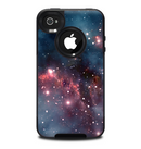 The Bright Pink Nebula Space Skin for the iPhone 4-4s OtterBox Commuter Case