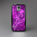 The Bright Pink & Purple Floral Paisley Skin-Sert Case for the Samsung Galaxy S5