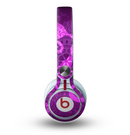 The Bright Pink & Purple Floral Paisley Skin for the Beats by Dre Mixr Headphones