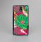 The Bright Pink and Green Flowers Skin-Sert Case for the Samsung Galaxy Note 3