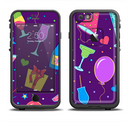 The Bright Purple Party Drinks Apple iPhone 6/6s LifeProof Fre Case Skin Set