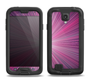 The Bright Purple Rays Samsung Galaxy S4 LifeProof Fre Case Skin Set