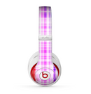 The Bright Rainbow Plaid Pattern Skin for the Beats by Dre Studio (2013+ Version) Headphones