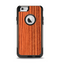 The Bright Red & Black Grained Wood Apple iPhone 6 Otterbox Commuter Case Skin Set