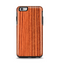 The Bright Red & Black Grained Wood Apple iPhone 6 Plus Otterbox Symmetry Case Skin Set
