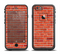 The Bright Red Brick Wall Apple iPhone 6 LifeProof Fre Case Skin Set