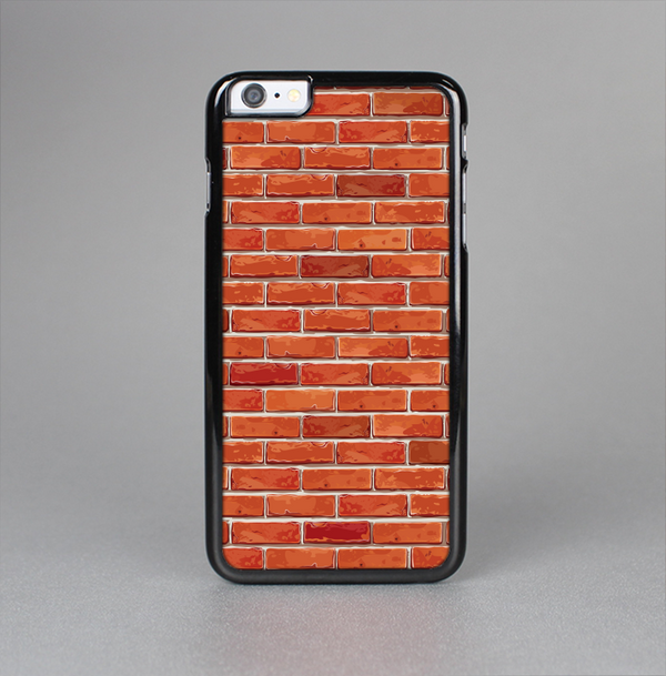 The Bright Red Brick Wall Skin-Sert for the Apple iPhone 6 Skin-Sert Case
