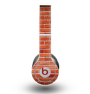 The Bright Red Brick Wall Skin for the Beats by Dre Original Solo-Solo HD Headphones