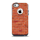 The Bright Red Brick Wall Skin for the iPhone 5c OtterBox Commuter Case