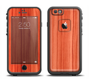 The Bright Red Stained Wood Apple iPhone 6/6s Plus LifeProof Fre Case Skin Set