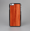 The Bright Red Stained Wood Skin-Sert Case for the Apple iPhone 6 Plus