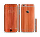The Bright Red Stained Wood Sectioned Skin Series for the Apple iPhone 6s