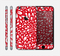 The Bright Red and White Floral Sprout Skin for the Apple iPhone 6