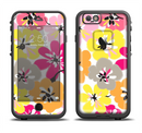 The Bright Summer Brushed Flowers  Apple iPhone 6/6s LifeProof Fre Case Skin Set