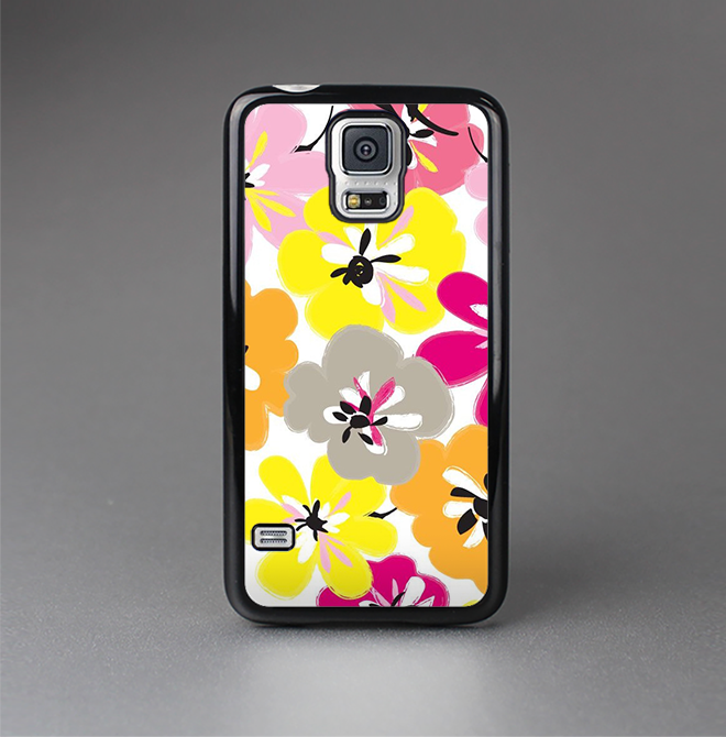 The Bright Summer Brushed Flowers  Skin-Sert Case for the Samsung Galaxy S5