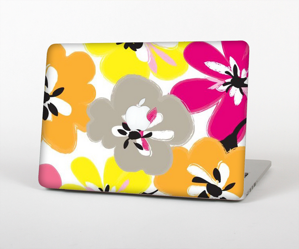 The Bright Summer Brushed Flowers  Skin Set for the Apple MacBook Air 11"