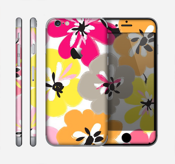 The Bright Summer Brushed Flowers  Skin for the Apple iPhone 6