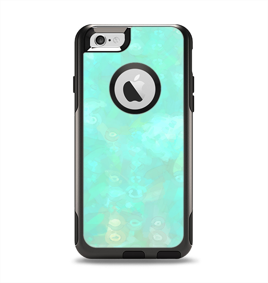 The Bright Teal WaterColor Panel Apple iPhone 6 Otterbox Commuter Case ...