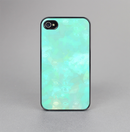 The Bright Teal WaterColor Panel Skin-Sert for the Apple iPhone 4-4s Skin-Sert Case