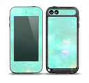 The Bright Teal WaterColor Panel Skin for the iPod Touch 5th Generation frē LifeProof Case
