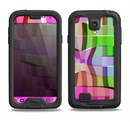 The Bright Translucent Wave Pattern V2 Samsung Galaxy S4 LifeProof Fre Case Skin Set