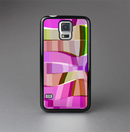 The Bright Translucent Wave Pattern V2 Skin-Sert Case for the Samsung Galaxy S5