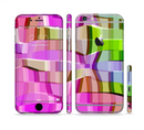 The Bright Translucent Wave Pattern V2 Sectioned Skin Series for the Apple iPhone 6s Plus