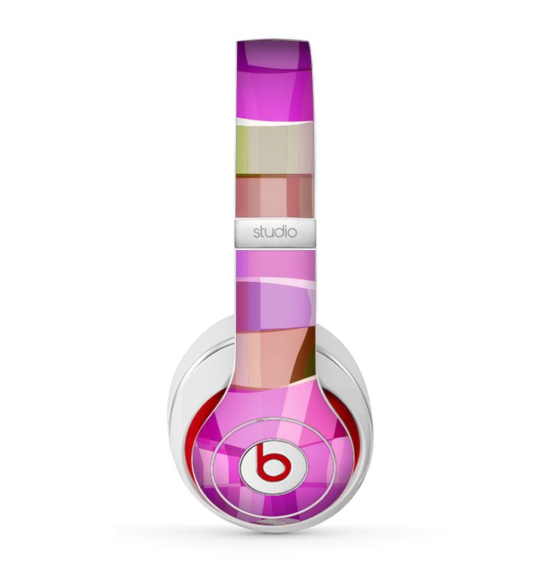 The Bright Translucent Wave Pattern V2 Skin for the Beats by Dre Studio (2013+ Version) Headphones