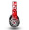 The Bright Unfocused White & Red Love Dots Skin for the Original Beats by Dre Studio Headphones