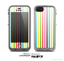The Bright Vector Striped Skin for the Apple iPhone 5c LifeProof Case