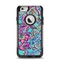 The Bright WaterColor Floral Apple iPhone 6 Otterbox Commuter Case Skin Set