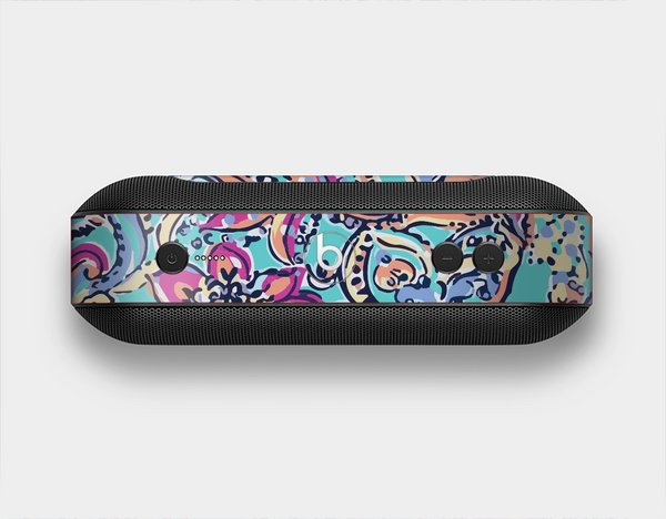 The Bright WaterColor Floral Skin Set for the Beats Pill Plus