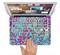 The Bright WaterColor Floral Skin Set for the Apple MacBook Air 11"