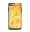 The Bright Yellow and Orange Leopard Print Apple iPhone 6 Otterbox Symmetry Case Skin Set