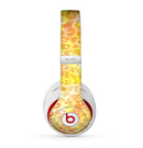 The Bright Yellow and Orange Leopard Print Skin for the Beats by Dre Studio (2013+ Version) Headphones