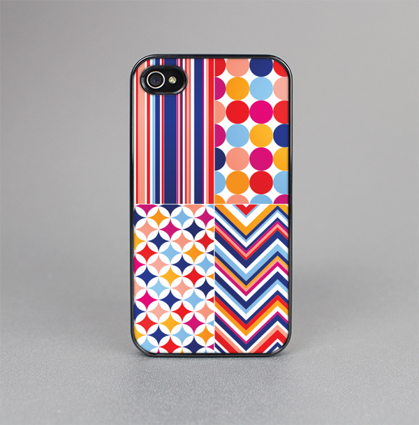 The Brightly Colored Panels Skin-Sert for the Apple iPhone 4-4s Skin-Sert Case