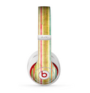 The Brightly Colored Vertical Grungy Stripes Skin for the Beats by Dre Studio (2013+ Version) Headphones