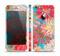 The Brightly Colored Watercolor Flowers Skin Set for the Apple iPhone 5s