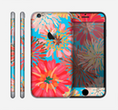 The Brightly Colored Watercolor Flowers Skin for the Apple iPhone 6
